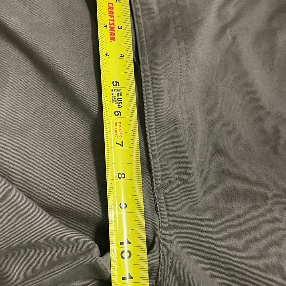 Roundtree & Yorke Cargo Pants Mens 38x32 Grey  Core Comfort Waistband Casual NEW - Picture 10 of 13